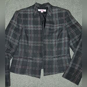 9 & Co. Plaid Women's Blazer